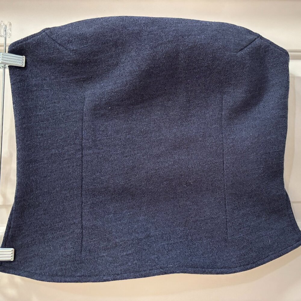 Moon River Navy Blue Strapless Tube Top – Size L